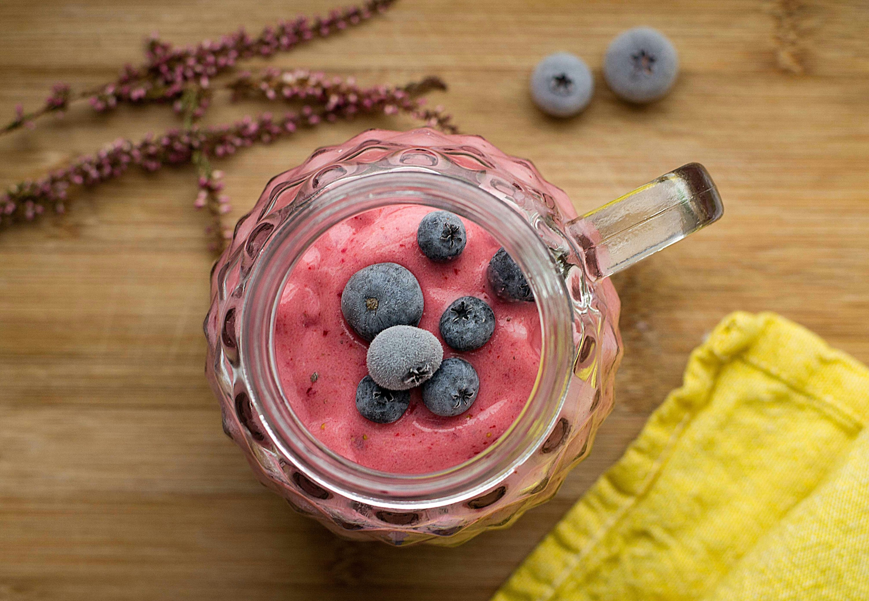 Boost Your Immunity with an Elderberry & Honey Smoothie Featuring Drink Purple Syrup